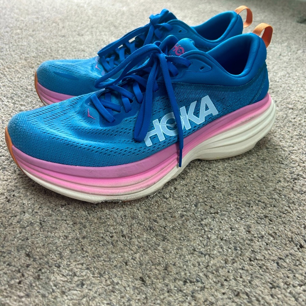 Women’s HOKA BONDI 8 Running Shoes Size Women’s 9.5 Wide